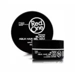 Red One Hair Styling Aqua Hair Gel Wax Black 50ml